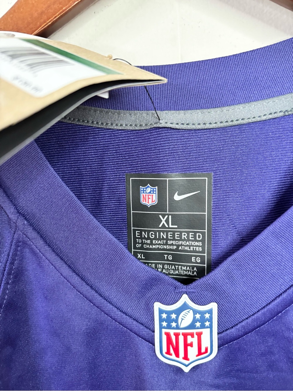 Baltimore Ravens Derrick Henry Nike Purple Game Jersey size XL new men’s loose - Picture 12 of 13